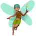 🧚🏽‍♂️ man fairy: medium skin tone display on Apple